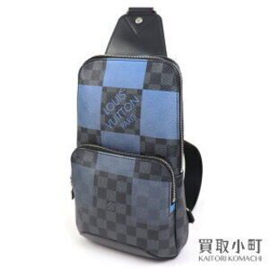 Louis Vuitton Avenue Sling Bag Graphite Black Giant Crossbody Bum LV